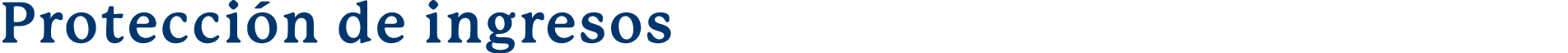  Protecci n de ingresos