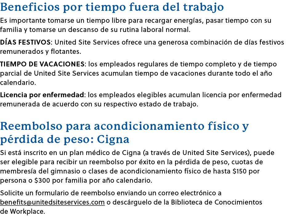 Beneficios por tiempo fuera del trabajo Es importante tomarse un tiempo libre para recargar energ as, pasar tiempo co...