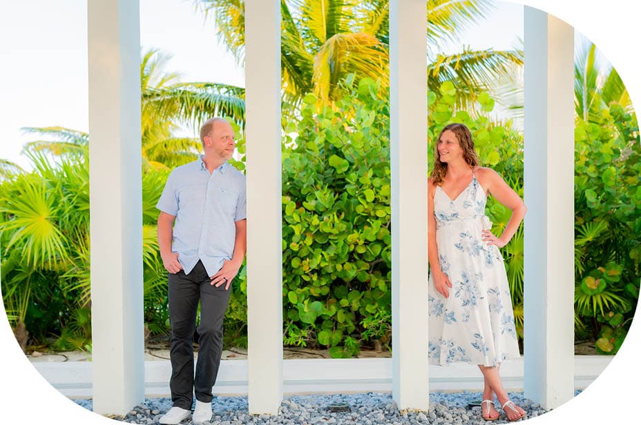 Waterfall and flowers in the Jungle