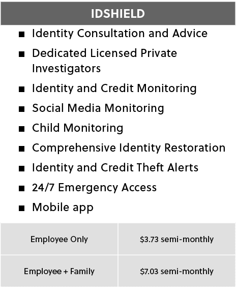 IDShield,Identity Consultation and Advice Dedicated Licensed Private Investigators Identity and Credit Monitoring Soc...